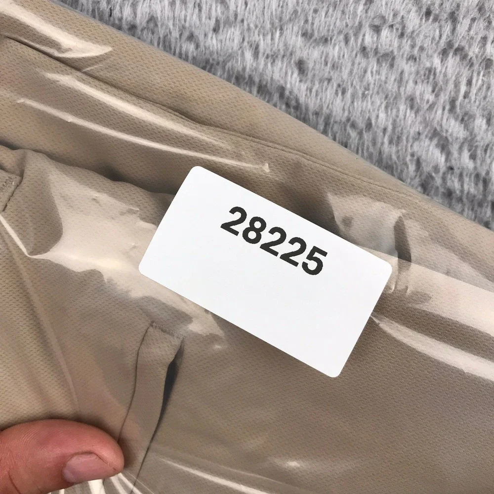 Banana Republic Flat Front Pant Mens 32x34 Tan Golf Trousers Polyester  NEW NWT
